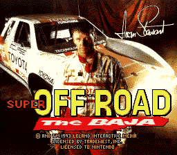Super Off Road - The Baja (USA) (Beta) Title Screen